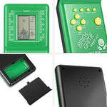 Máy chơi game cầm tay Classic Tetris Brick, Tích hợp 7 loại trò chơi, Giao màu ngẫu nhiên, Máy chơi game cầm tay Brick
