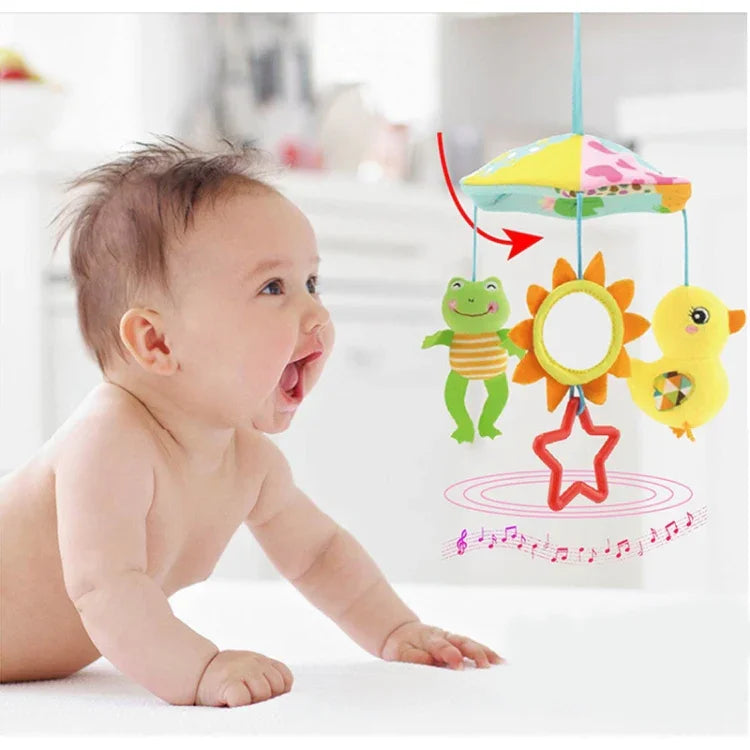 Đồ chơi trẻ em móc treo xe đẩy hình động vật hoạt hình dễ thương