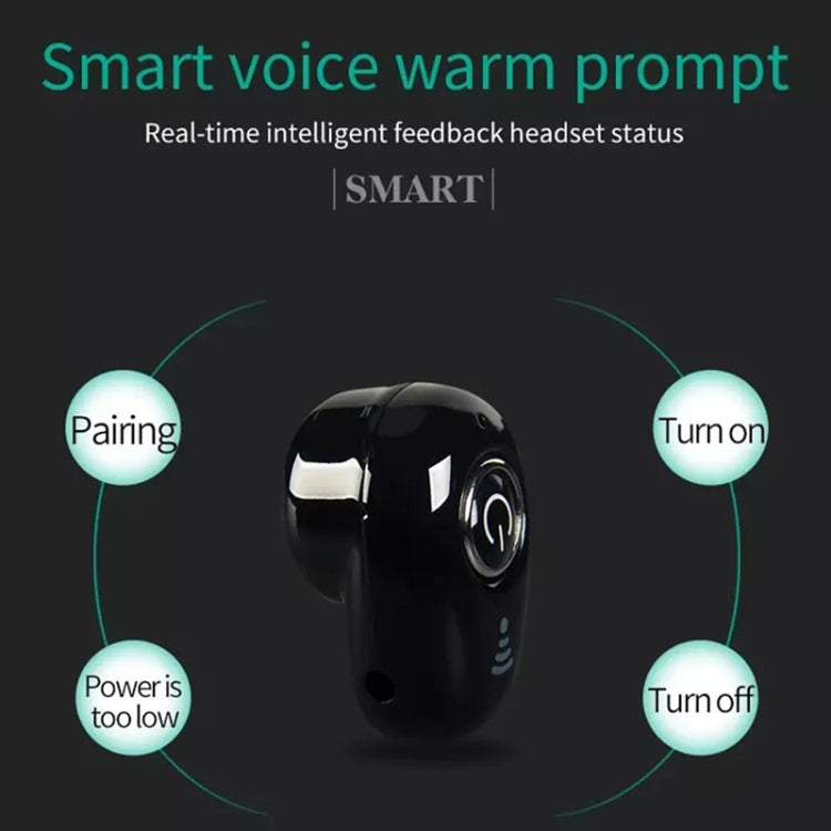 Tai nghe Bluetooth mini S065 nhét tai thể thao có mic cho mọi điện thoại