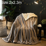 Chăn sofa mùa đông dày đôi cashmere lông san hô, chăn văn phòng, 1.5x2m, 2x2.3m