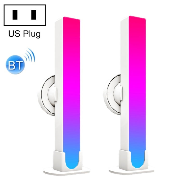 2 chiếc/ hộp đèn nền bàn RGB nhịp điệu âm nhạc, đèn môi trường, Bluetooth, WiFi