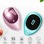 Bàn chải tóc ion điện tử cầm tay duỗi tóc bàn chải ion âm lược chống tĩnh điện massage mini lược duỗi tóc màu hồng, xanh lá