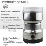 Máy xay cà phê đa năng cắm điện EU, xay thảo mộc/ gia vị/ hạt/ ngũ cốc/ hạt cà phê, máy xay cà phê, cắm điện EU