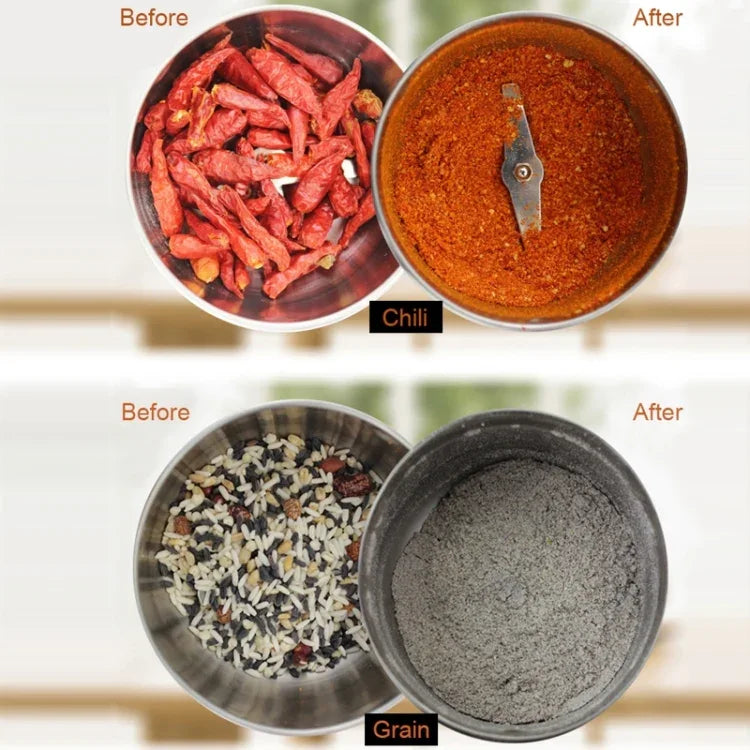 Máy xay cà phê đa năng cắm điện EU, xay thảo mộc/ gia vị/ hạt/ ngũ cốc/ hạt cà phê, máy xay cà phê, cắm điện EU