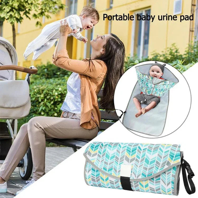 Tấm thay tã cho bé có thể gấp gọn, chống thấm nước, tấm chăm sóc, một kích cỡ