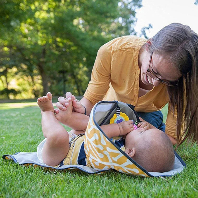 Tấm thay tã cho bé có thể gấp gọn, chống thấm nước, tấm chăm sóc, một kích cỡ