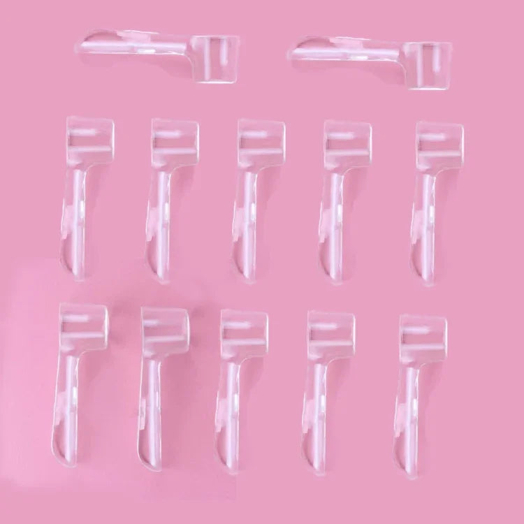 12 chiếc nắp bảo vệ trong suốt cho đầu bàn chải đánh răng điện