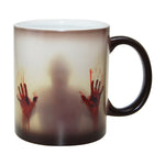 Cốc đổi màu The Walking Dead, cốc cà phê gốm nhạy nhiệt, dung tích 301-400ml