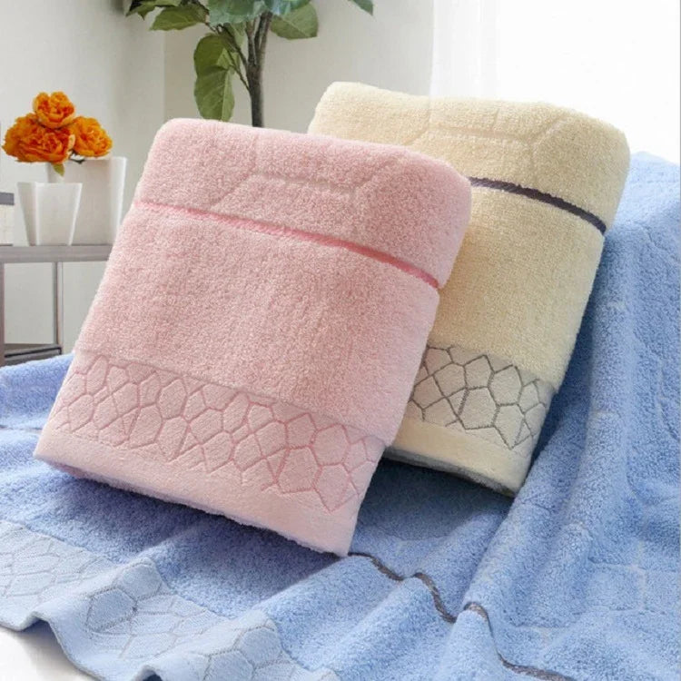 Khăn tắm jacquard dày cho người lớn, kích thước: 70 x 140cm