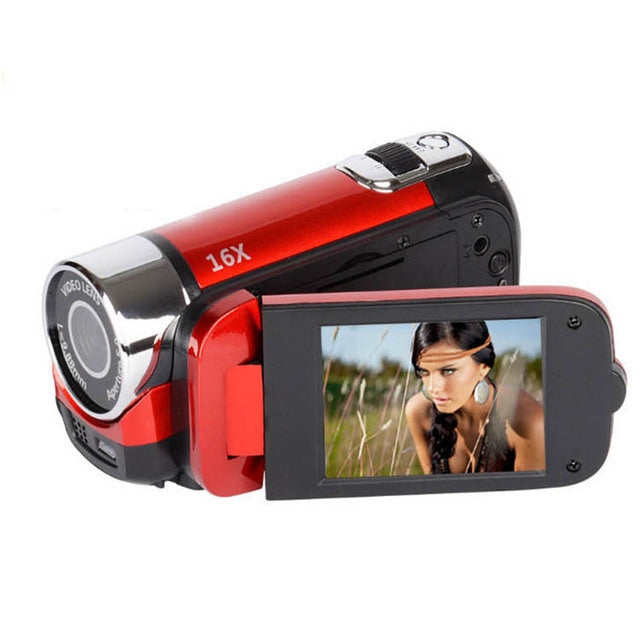 Máy ảnh DV du lịch gia đình HD zoom kỹ thuật số 16X, 16 triệu điểm ảnh, phích cắm US