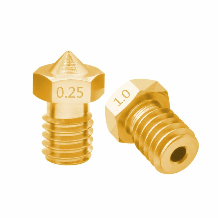 8 phụ kiện máy in 3D Bugatti đầu phun E3D-V5 V6 ren M6 vật tiêu hao đầu phun nóng, 1.75/0.2mm, 1.75/0.25mm, 1.75/0.3mm, 1.75/0.35mm, 1.75/0.4mm, 1.75/0.5mm, 1.75/0.6mm, 1.75/0.8mm, 1.75/1.0mm, 3/0.2mm, 3/0.3mm, 3/0.4mm, 3/0.5mm, 3/0.6mm, 3/0.8mm