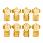 8 phụ kiện máy in 3D Bugatti đầu phun E3D-V5 V6 ren M6 vật tiêu hao đầu phun nóng, 1.75/0.2mm, 1.75/0.25mm, 1.75/0.3mm, 1.75/0.35mm, 1.75/0.4mm, 1.75/0.5mm, 1.75/0.6mm, 1.75/0.8mm, 1.75/1.0mm, 3/0.2mm, 3/0.3mm, 3/0.4mm, 3/0.5mm, 3/0.6mm, 3/0.8mm