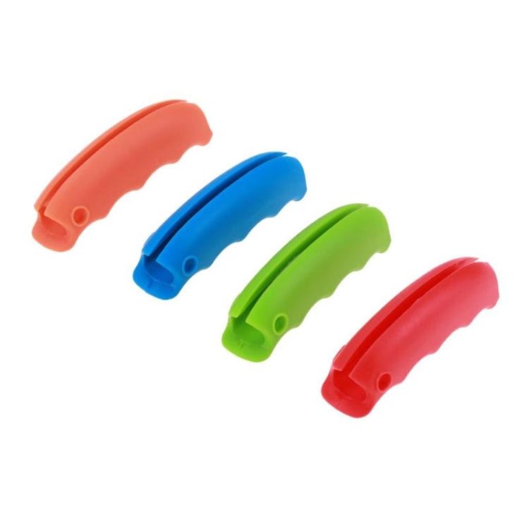 2 cái kẹp thực phẩm silicon sáng tạo, cầm tay, chống cắt, tiết kiệm sức khi nâng túi mua sắm