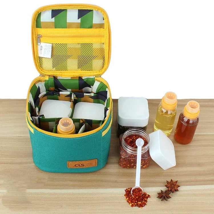 Bộ lọ gia vị ngoài trời CLS, lọ gia vị di động, bộ dụng cụ nướng BBQ