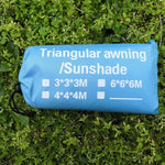 Mái che tam giác ngoài trời chống nắng đơn giản, màn trời, 3X3X3M, 4X4X4M, 6X6X6M