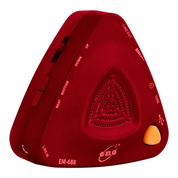 Máy đếm nhịp điện tử có thể sạc lại ENO EM-688 cho piano/guitar/trống/cổ cầm/đàn vi-ô-lông, EM-688 (Đen), EM-688 (Đỏ), EM-688 (Xanh dương)