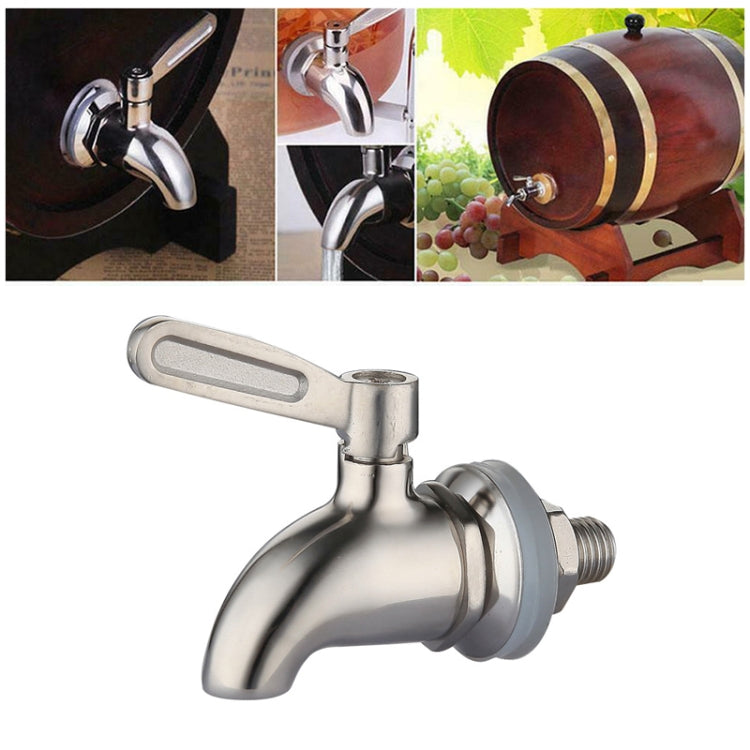 Bình đựng nước uống, vòi rượu thùng, vòi inox cho cà phê nước ép, kích thước 12mm, 16mm