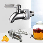 Bình đựng nước uống, vòi rượu thùng, vòi inox cho cà phê nước ép, kích thước 12mm, 16mm