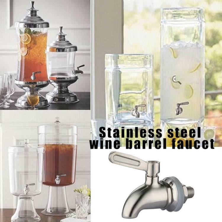 Bình đựng nước uống, vòi rượu thùng, vòi inox cho cà phê nước ép, kích thước 12mm, 16mm