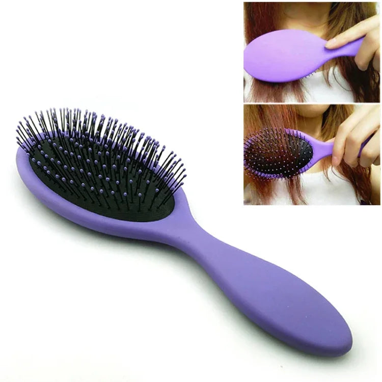 Bàn chải tóc mềm cho nữ lược tạo kiểu tóc salon lược massage da đầu ướt và khô