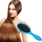 Bàn chải tóc mềm cho nữ lược tạo kiểu tóc salon lược massage da đầu ướt và khô
