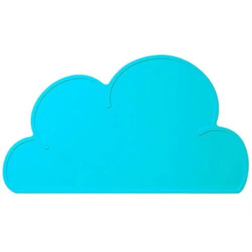 Tấm lót bàn ăn silicone hình đám mây cho trẻ em, chống thấm nước, bảo vệ môi trường, tấm bàn học sinh, màu trắng, đen, vàng, xanh dương, xanh lá, hồng nhạt, xám đậm, xanh dương nhạt, xanh lá nhạt, xám nhạt, hồng đậm