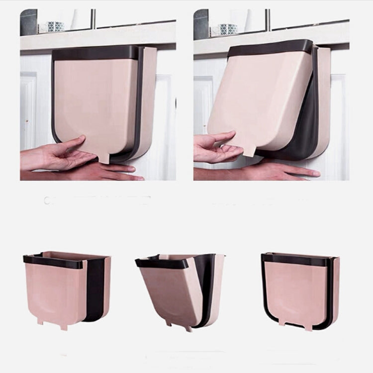 Thùng rác nhà bếp gấp gọn treo tường, kích thước 23x6x29cm