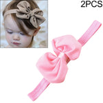 2 cái băng đô nơ ruy băng chiffon cho bé trẻ em băng đội đầu