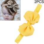 2 cái băng đô nơ ruy băng chiffon cho bé trẻ em băng đội đầu