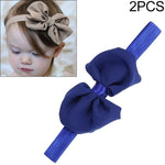 2 cái băng đô nơ ruy băng chiffon cho bé trẻ em băng đội đầu