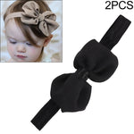 2 cái băng đô nơ ruy băng chiffon cho bé trẻ em băng đội đầu