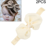 2 cái băng đô nơ ruy băng chiffon cho bé trẻ em băng đội đầu
