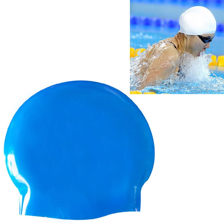 Mũ bơi chuyên nghiệp bằng silicone nguyên chất bóng liền mạch đàn hồi cao, Bóng liền mạch (Xanh dương), Bóng liền mạch (Trắng), Bóng liền mạch (Đỏ), Bóng liền mạch (Tím), Bóng liền mạch (Vàng)