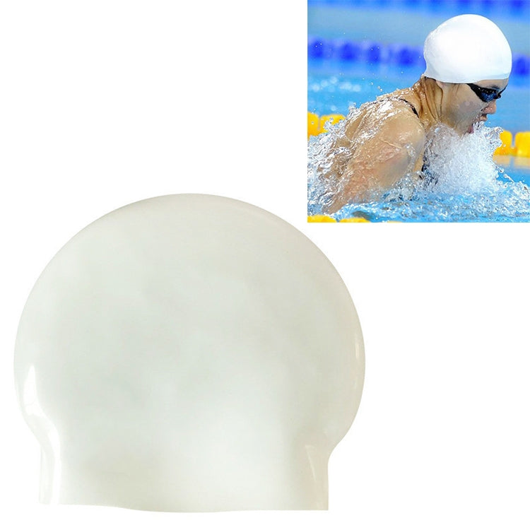 Mũ bơi chuyên nghiệp bằng silicone nguyên chất bóng liền mạch đàn hồi cao, Bóng liền mạch (Xanh dương), Bóng liền mạch (Trắng), Bóng liền mạch (Đỏ), Bóng liền mạch (Tím), Bóng liền mạch (Vàng)