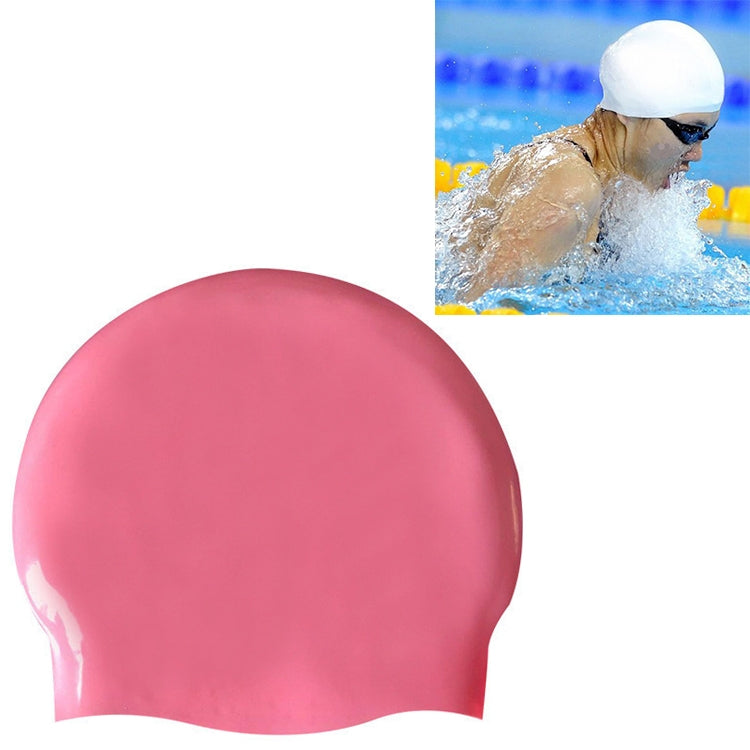 Mũ bơi chuyên nghiệp bằng silicone nguyên chất bóng liền mạch đàn hồi cao, Bóng liền mạch (Xanh dương), Bóng liền mạch (Trắng), Bóng liền mạch (Đỏ), Bóng liền mạch (Tím), Bóng liền mạch (Vàng)