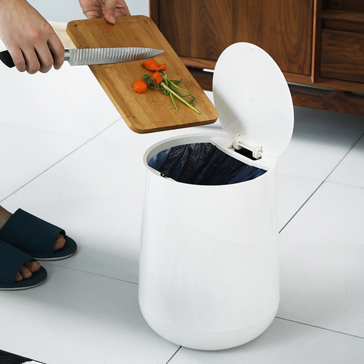 Xô đựng rác gia đình bằng nhựa có nắp lò xo kiểu đẩy