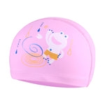 Mũ bơi chống nước cho trẻ em họa tiết ếch dễ thương phủ PU, Ếch (Xanh dương), Ếch (Hồng), Ếch (Cam), Ếch (Xanh đen)