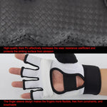Half Fingers Adults Sandbag Training Boxing Gloves PU Leather Fitness Sparring Taekwondo Gloves, XS, S, M, L, XL, XXL