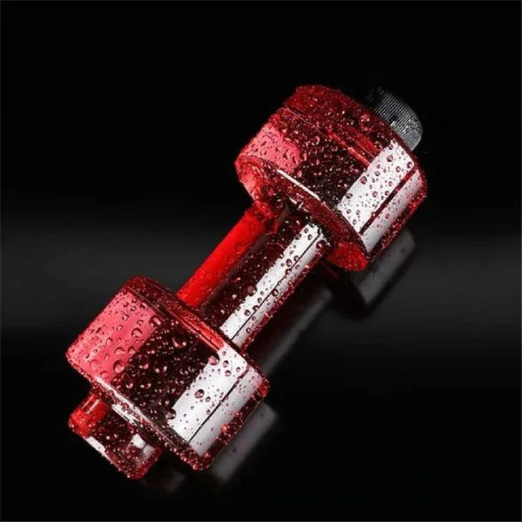 2 cái bình thể hình 550ML hình tạ, bình thể thao nhựa cá tính