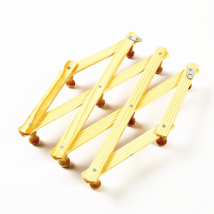 Giá treo tường gỗ đặc có thể kéo ra gấp gọn để treo áo và phơi đồ, giá treo áo phơi đồ