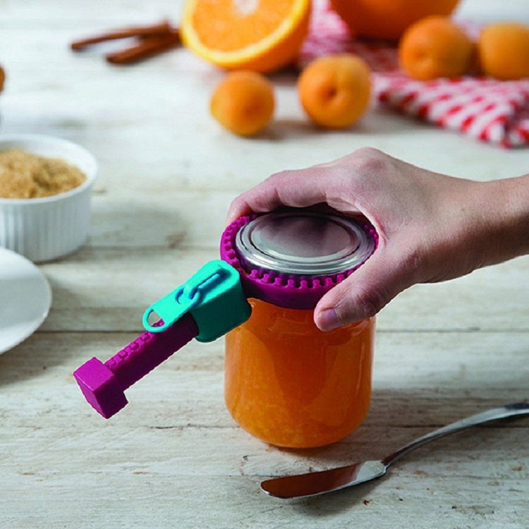 Dụng Cụ Mở Nắp Hộp Đa Năng Dây Kéo Silicone Sáng Tạo, Tua Vít Chống Trượt, Mở Nắp Chai, Bộ Mở 5