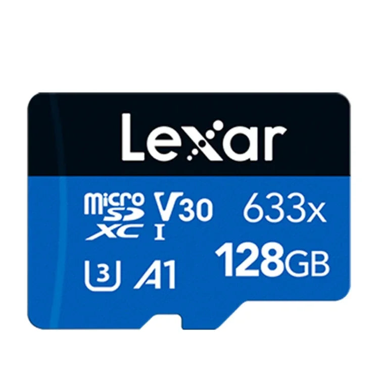 Thẻ nhớ điện thoại di động Lexar 633x 128GB tốc độ cao dành riêng cho ghi hình xe TF, 128GB