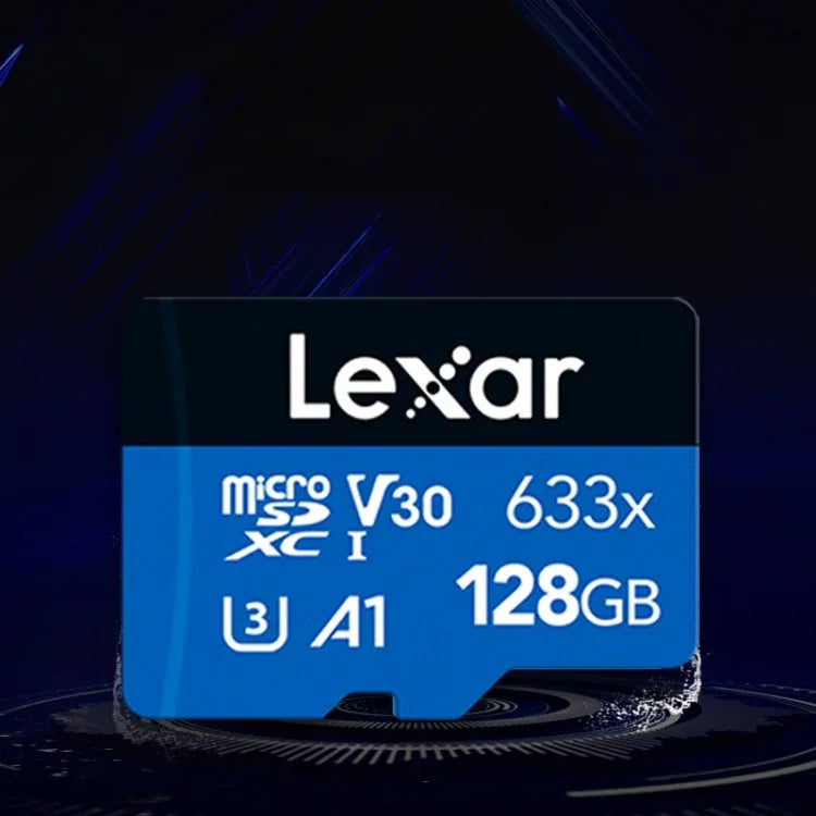 Thẻ nhớ điện thoại di động Lexar 633x 128GB tốc độ cao dành riêng cho ghi hình xe TF, 128GB