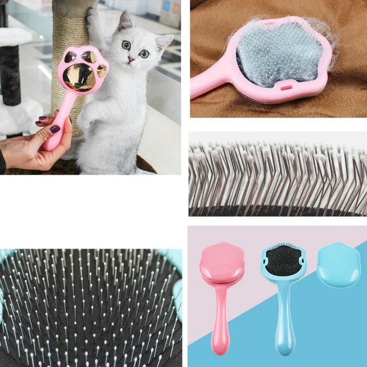 Lược Gỡ Lông Thú Cưng Dấu Chân, Lược Gỡ Lông Chó Mèo