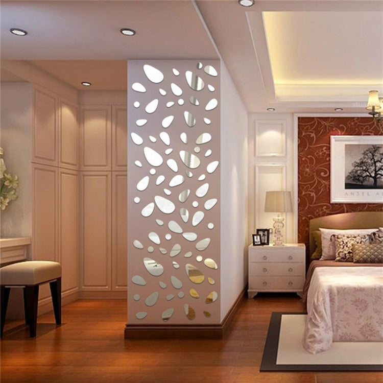 12 cái/S Decal dán tường gương 3D có thể tháo rời cho phòng khách, phòng ngủ, nền TV, tranh tường trang trí