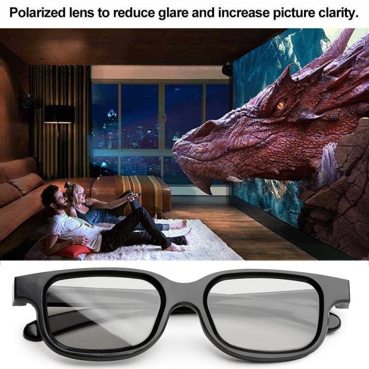 Kính phân cực đặc biệt cho phim 3D, kính 3D nổi không nhấp nháy, 1 chiếc