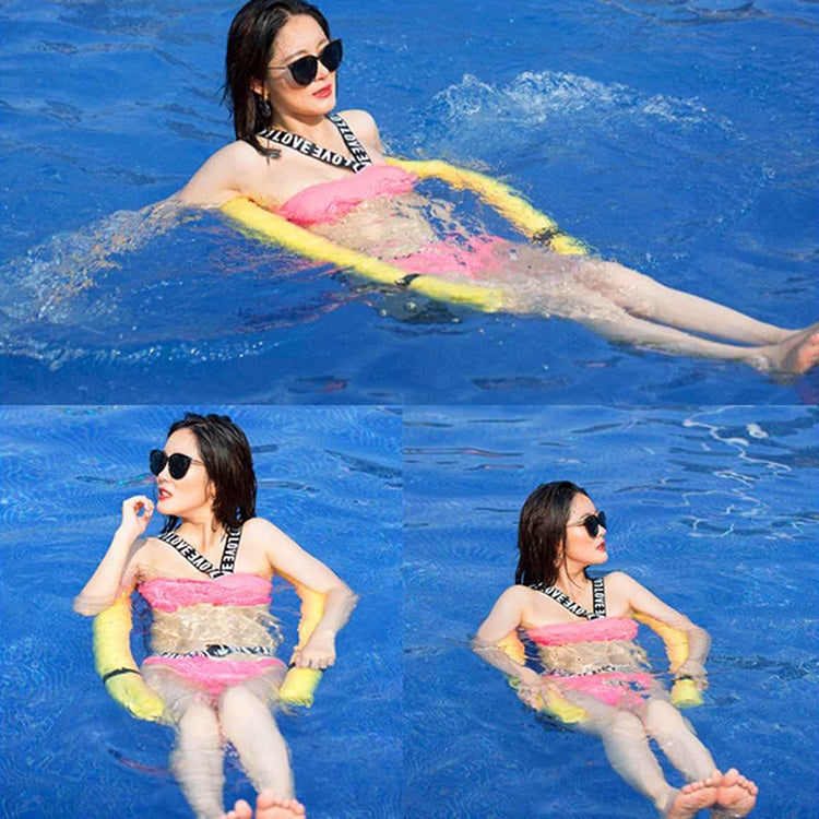 Ghế nổi hồ bơi ghế ngồi nổi giường nổi ghế ống bơi, Giường nổi hồ bơi (L Vàng), Giường nổi hồ bơi (L Xanh lá), Giường nổi hồ bơi (L Đỏ), Giường nổi hồ bơi (L Xanh dương)
