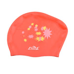 Mũ bơi silicone in họa tiết chống nước cho tóc dài, Mũ bơi in họa tiết tóc dài (Hồng), Mũ bơi tóc dài, Mũ bơi in họa tiết tóc dài (Tím), Mũ bơi in họa tiết tóc dài (Xám), Mũ bơi in họa tiết tóc dài (Xanh hải quân)