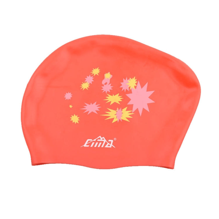 Mũ bơi silicone in họa tiết chống nước cho tóc dài, Mũ bơi in họa tiết tóc dài (Hồng), Mũ bơi tóc dài, Mũ bơi in họa tiết tóc dài (Tím), Mũ bơi in họa tiết tóc dài (Xám), Mũ bơi in họa tiết tóc dài (Xanh hải quân)