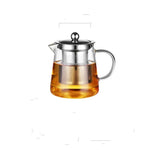 Bộ Ấm Trà Bằng Thủy Tinh Chịu Nhiệt Dung Tích Lớn Kèm Lọc Thép Không Gỉ Cho Trà Kung Fu, 450ML, 550ML, 750ML, 950ML
